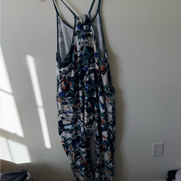 Free People FP Movement Hot Shot Onesie Printed Evergreen Combo Size XS - Picture 4 of 4